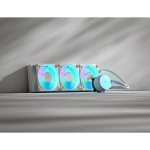 Flüssigkeitskühlung Fractal Radius 360 RGB 394mm 3 Lüfter Weiß