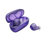 Celly Bluetooth kabellose Kopfhörer mit Mikrofon, Sprachassistent, 5h Akku, lila