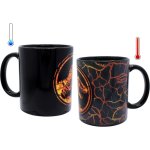 Taza Sensitiva Al Calor Logo Jurassic World Cerámica 320 Mls