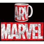 Taza Marvel Logo Grande Cerámica 300 Mls