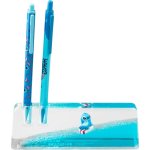 Set Bolígrafo Y Portaminas Con Soporte Acrílico Stitch Disney