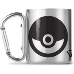 Taza Pokémon Poke Ball Asa Mosquetón Aluminio 227 Mls