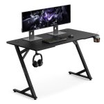 Mesa Gaming Sense7 Vamo 140x70 cm Acero y MDF con accesorios integrados