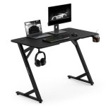 Mesa Gaming Sense7 Vamo 120x60 cm Acero y MDF con soporte y gancho