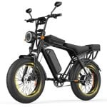 Bicicleta Eléctrica Aairsk X5 250W 75N·m Batería 48V 15Ah Neumáticos Fat