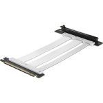 Cabo elevador Corsair Premium PCIe 5.0 x16 branco 17,5 cm