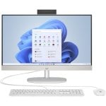 PC Tout-en-un HP 24-cr0034nf AMD Ryzen 5 8Go 512Go SSD Radeon 23.8" Windows 11 Home Blanc