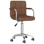 Chaise de bureau VidaxL reglage hauteur gaz Marron