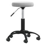 Siege de Bureau VidaXL 333174 Gris Velours Acier
