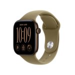 Apple Watch Series 12 GPS 42mm Caja de Aluminio Bronce Oscuro con Correa Deportiva Oliva M/L