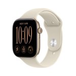 Apple Watch Series 12 GPS 46mm Caja de Aluminio Dorado Claro con Correa Deportiva Arena S/M