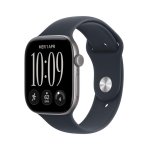 Apple Watch Series 12 GPS + Cellular 46mm Caja de Aluminio Gris con Correa Deportiva Azul Marino M/L
