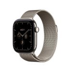Apple Watch Series 12 GPS + Cellular 42mm Caja de Titanio Natural con Correa Milanese Loop Natural S/M