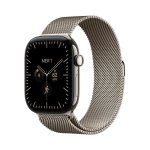Apple Watch Series 12 GPS + Cellular 46mm Caja de Titanio Natural con Correa Milanese Loop Natural M/L