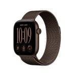 Apple Watch Series 12 GPS 42mm Caja de Aluminio Bronce Oscuro con Correa Milanese Loop Bronce S/M