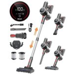 Aspirateur sans fil Prasky 550 W 50 min 65 kPa Filtre HEPA