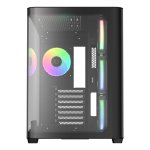 Caixa PC Ocypus Iota C70 Curve ARGB Midi Tower Preto
