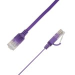 Cable de red plano LinkIT Cat6a 2 m Púrpura
