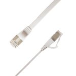 Cabo de rede LinkIT Cat6a U/FTP 4 m Branco