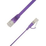 Cable de red LinkIT Cat6a U/FTP Plano 4,5 m Púrpura