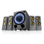 Lautsprecher F&D 4.1 Kanäle Kabellos 80W Bluetooth 5.0 FM