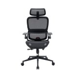 Silla Ergonómica Oficina Sihoo B100 Soporte Sacro Reposacabezas 2D Negro