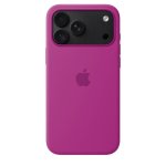 Capa silicone Apple MagSafe Magenta para iPhone 18 Pro Max