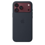 Coque silicone Apple Bleu marine avec MagSafe pour iPhone 18 Pro Max