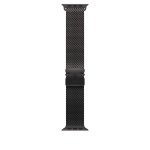 Bracelet Apple Milanese Loop Titane Noir 49 mm Taille S