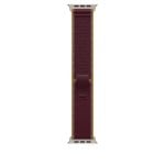 Bracelet Loop Trail Apple Watch 49 mm M/L Bourgogne Titane