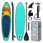 Planche de Paddle Gonflable Funwater SUPFW55A 335x83x15 cm Vert Eau