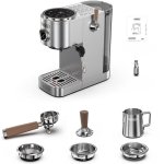 Espressomaschine Hibrew H13 20 Bar Touchscreen mehrere Modi Silber