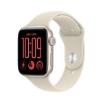 Apple Watch SE 3 GPS + Cellular 44mm Caja de Aluminio  Blanco Estrella con Correa Deportiva Arena S/M