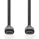 Cable USB-C Nedis USB 3.2 Gen 2 10 Gbps 100 W 2 m