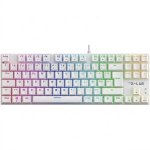 Clavier The G-Lab Keyz Mercury EX compact TKL switches rouges RGB AZERTY français