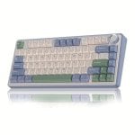 Teclado Aula F75 mecánico tri-modo compacto con RGB y layout USA