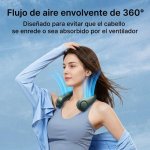 Mini Nackenventilator JisuLife Life 3 4000mAh 5 Stufen Grün Leise