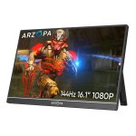 Monitor ARZOPA Z1FC 16,1" FullHD IPS 144Hz Portátil Altavoces HDR10  Integrados Soporte ajustable