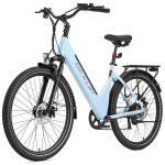 Bicicleta Eléctrica Bekup V28 Motor 250W Batería 36V 28" Azul