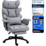 Silla Ergonómica Gaming Dowinx QL-66B1 Reclinable Soporte Lumbar 150 kg PU