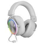 Casque gaming Mars Gaming MH-FORGE filaire Jack 3,5 mm RGB blanc