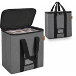 Funda para vinilos Audizio VCB50 gris capacidad 50 discos