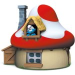 Tirelire Plastoy Maison Champignon Les Schtroumpfs 15 cm Licence Officielle