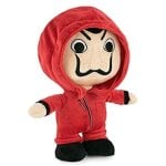 Pluche La Casa De Papel Rood Kostuum Dali Masker 28 cm