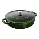 Olla Staub Braisers Esmalte Verde 28 cm