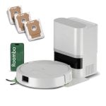 Robot Aspirador y Fregasuelos iRobot 115 Combo + Autovaciado  + Pack de 3 Bolsas