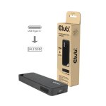 Caja PC Club 3D CAC-2510 M.2 Plastique Noir avec ventilateur USB4