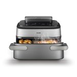 Heißluftfritteuse Philips NA555/00 Doppelkorb 9,5L 2750W mit Dampf