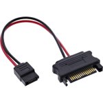 Adaptateur d'alimentation SATA InLine SlimSATA 15 cm