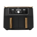 Friteuse sans Huile Ninja AF400EU Double Panier 9,5L 2470W Revêtement Céramique